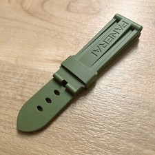 OFFICINE PANERAI 24/22mm Kautschuk Uhrenarmband