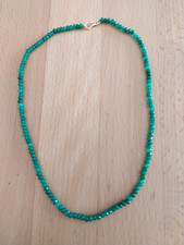 Jade Kette, facettiert, 46 cm