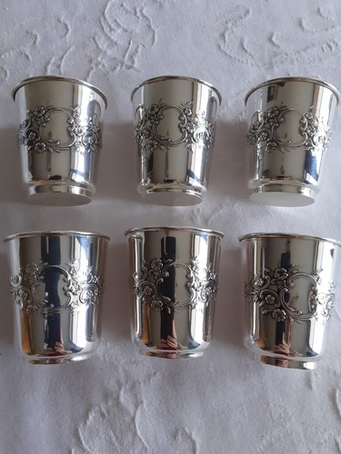 Versilberte becher vintage - becher,