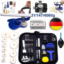 Uhren 31/147/406tlg Uhrenwerkzeug Set Uhrmacherwerkzeug Gehäuseöffner Reparatur