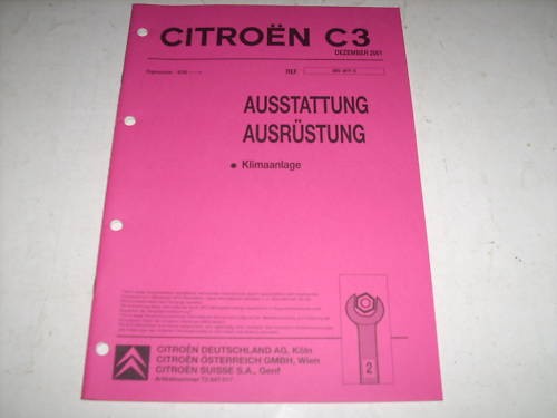 Werkstatthandbuch citroen - citroen, c3