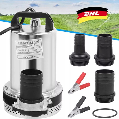 12v tauchpumpe 8000l h - 12v,