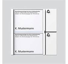 Siedle Vario TM 612-2 W Tasten-Modul 1+n, weiß (200035517-00)