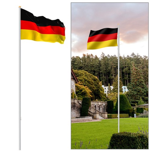 Fahnenmast stange bis fahne - bis,