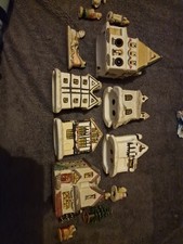 Vintage weihnachtsdorf set 6 - |,