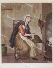 Fireplace fire light stove