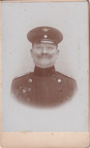 Pappfoto eisenbahner portrait - pappfoto,