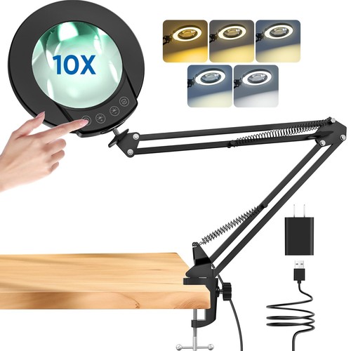 10x lupe mit - mit, klemme