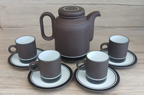 Hornsea kontrast kaffeeservice - hornsea,