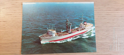 Postkarte frachtschiff - postkarte,