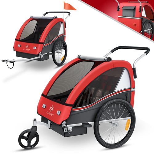 Kesser kinderanhänger 2in1 - kinderanhänger,