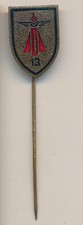 FlaRgt 13 Flugabwehr Regiment Bundeswehr, Soest,Wappen Abzeichen (6427a)