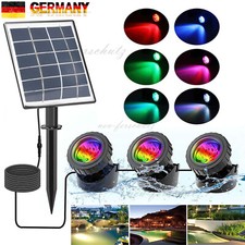 RGB LED Solar Teichbeleuchtung