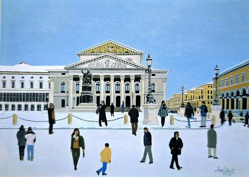 München nationaltheater - ak,