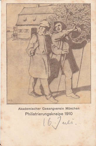 Studentika 1910 akademischer - studentika,