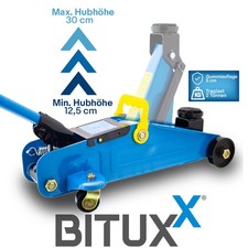 Rangierwagenheber Car Jack Autoheber hydraulisch flach für Auto 2000kg BITUXX