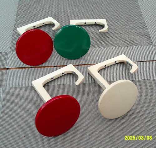 Garderobenhaken rot 1 x - 4,