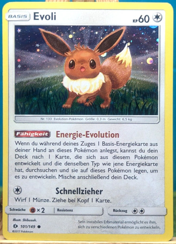 Pokemon sonne mond evoli - -,