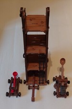 Playmobil 3887 Angriffturm mit Rammbock und 2 Katapulten siehe Fotos sehr gut er