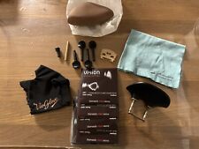 GEIGE: Anfänger Set,Vio Intonation-Handschuh, Saiten,Putztuch,Steg,Wirbel,HERZTÖ