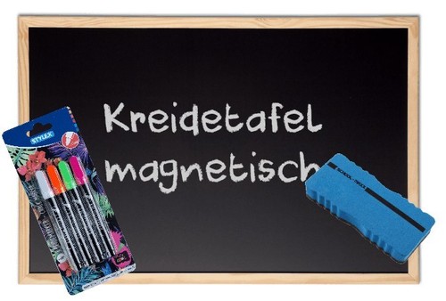 Kreidetafel magnetisch 4 - kreidetafel, +