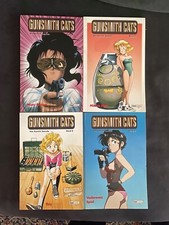 Gunsmith Cats Manga Bde. 6-9, 2. Auflage Feest 1995, Sehr guter Zustand