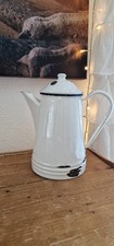 Weiße uralte kaffekanne - uralte,