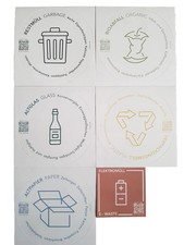 Mülltrennung Aufkleber Ø 9,5