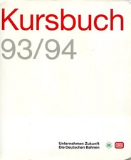 DR + DB Kursbuch 93/94