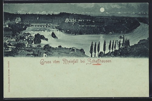 Mondschein schaffhausen - mondschein-ak,