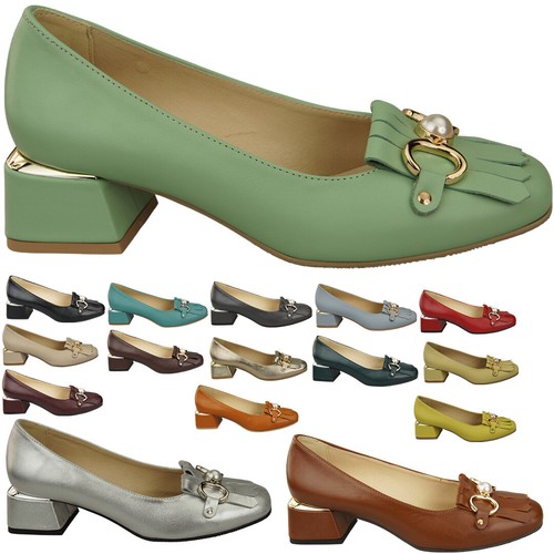 Damenschuhe pumps naturleder - pumps,