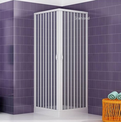 Duschkabine aus pvc 80x80 - duschkabine,
