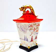 Goebel-Hummel Porzellan Rauchverzehrer/Lampe - "Drachen Pagode" - H. 19,5 cm.
