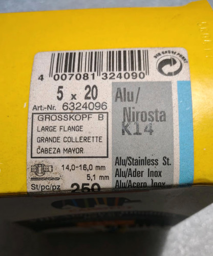 Gesipa 250 blindniete alu niro - gesipa,