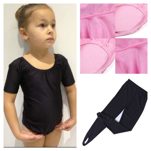 Trikot schwarz rosa.Ballett