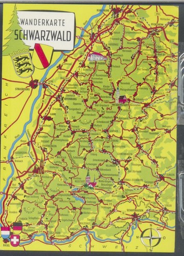 Wanderkarte schwarzwald - wanderkarte,