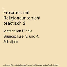 Freiarbeit mit