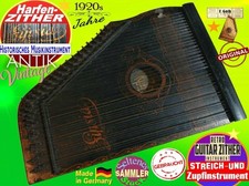 Zither antik Sipsia Guitarr Zither um1920 F.Gotb Piano Harp Harfe Zupfinstrument