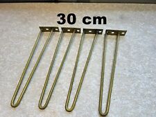 Hairpin Legs, 4er Set Tischbeine Möbelbeine Möbelfüße Tischbeine Metall H: 30 cm