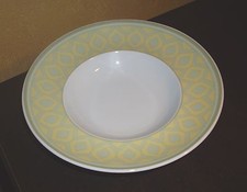 Rosenthal Epoque 1 Kompottschale hellgrün-gelbes Dekor