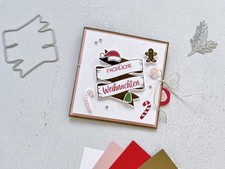 Stampin Up Stempelset WEIHNACHTSBANNER & Stanzformen, wie neu
