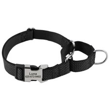 Personalisiert Hundehalsband Nylon Zugstopp Martingale Würgehalsband Verstellbar