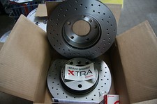 2x Brembo XTRA Bremsscheiben gelocht Alfa Romeo 159 - Satz  für hinten