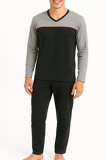 Herren Schlafanzug lang