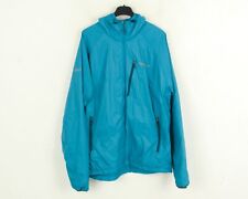 Marmot Damen M Jacke Mantel mit Kapuze Laufen Windjacke Leicht Blau Zip Top