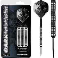 Steel Darts Steeldarts Dartpfeile 90% Tungsten 20 22 24 26g Designa Dark Thunder