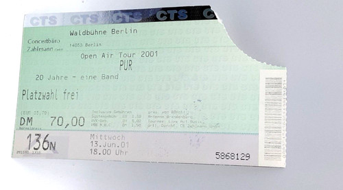 Pur altes ticket - 13., 06.