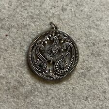 NEU * THOMAS SABO Anhänger Ornament Edelstahl mit schwarzen Steinen