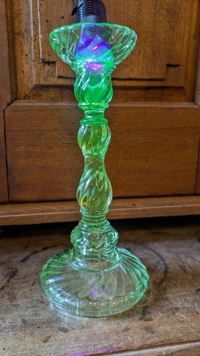 Toller uran glas leuchter - toller,