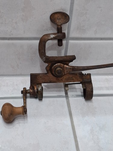 Antike eisen ladepresse - antike,